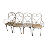Fauteuils fer forgé