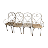 Fauteuils fer forgé