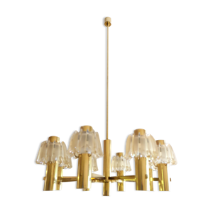 Lustre en laiton Doria