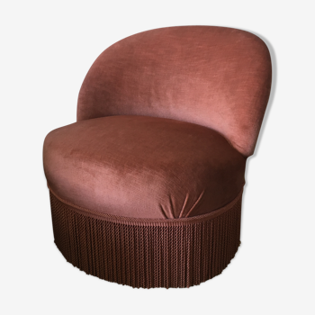 Fauteuil chauffeuse rose