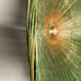 Suspension in green braided rattan