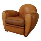 Vintage leather club chair