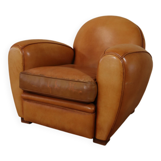 Vintage leather club chair