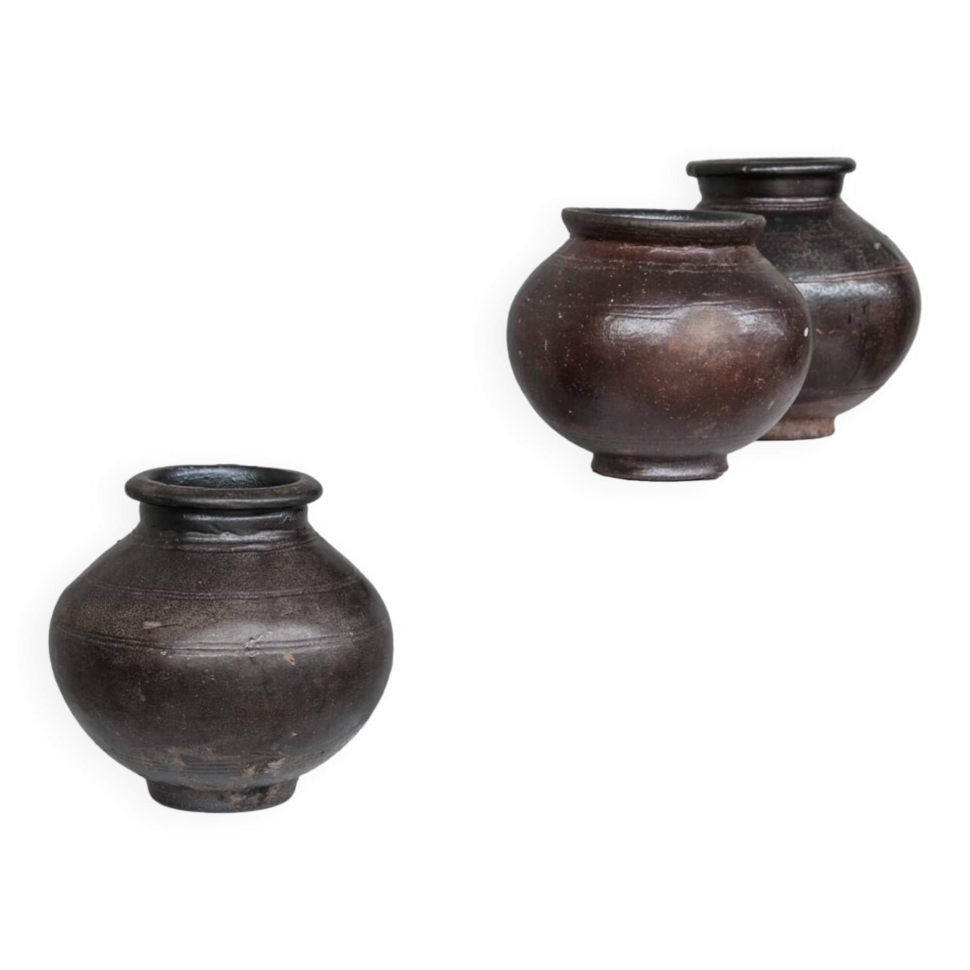 Antique Spanish Ceramic Water Pots Vases