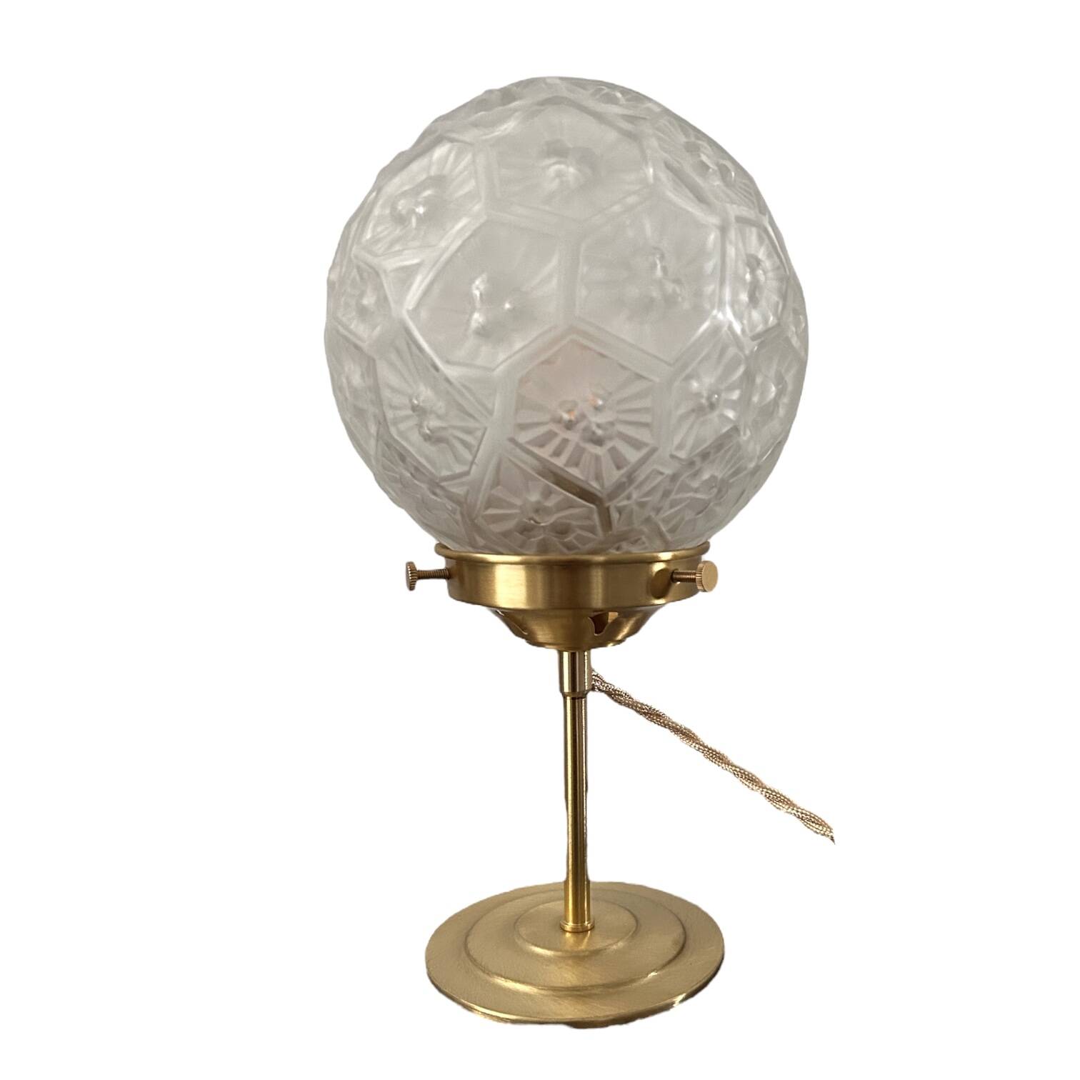 Art Deco globe table lamp