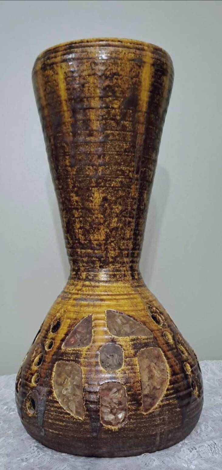 Danish ceramic lamp vase Berte Jessen