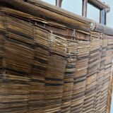 Two-door bamboo wardrobe