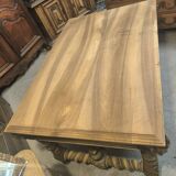 19th century desk in natural solid walnut.