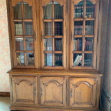 Solid wood bookcase