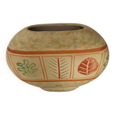 Vintage lens-shaped vase