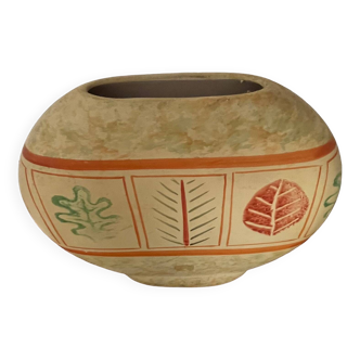 Vintage lens-shaped vase