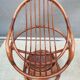 Paire fauteuils rotin pivotant avec coussin amovible