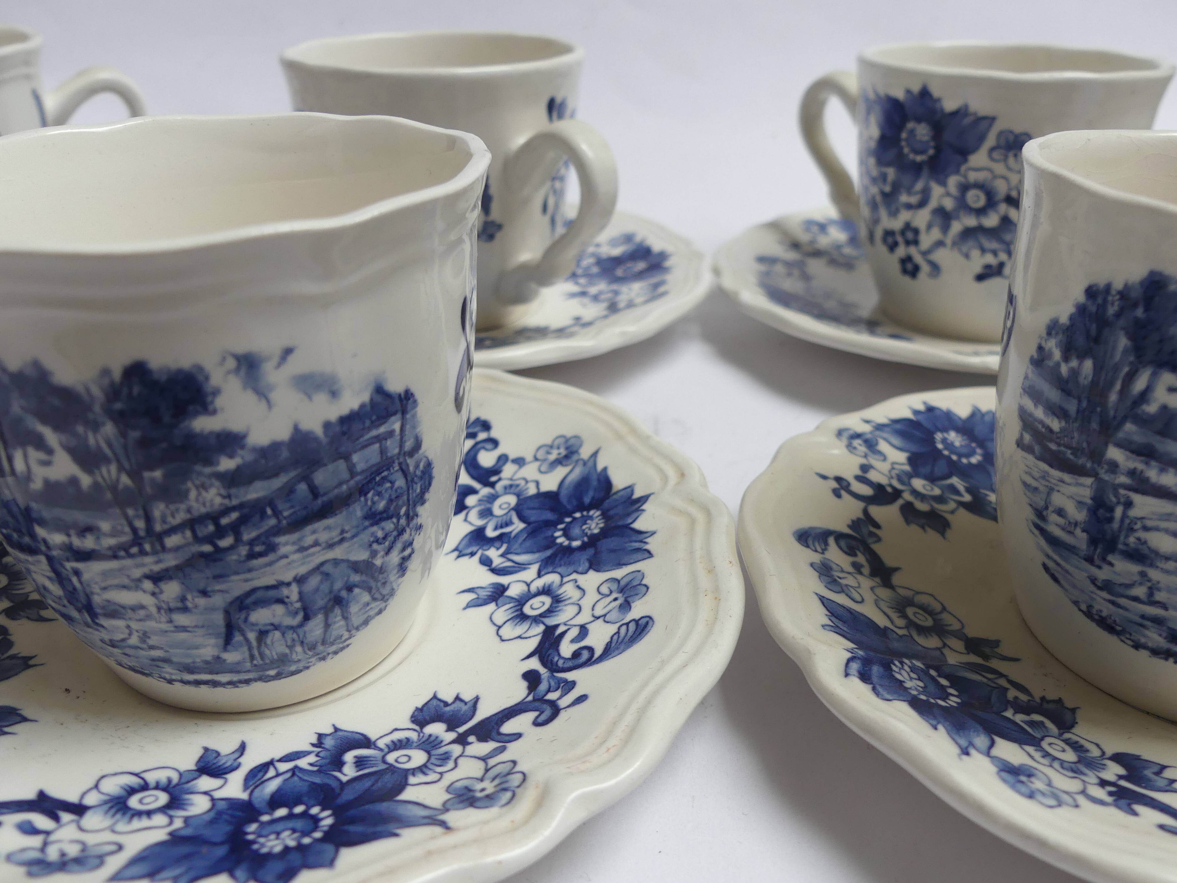 6 coffee cups Sarreguemines BP