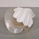 Lampe en acrylique en forme de coquille des années 1970 par Rougier