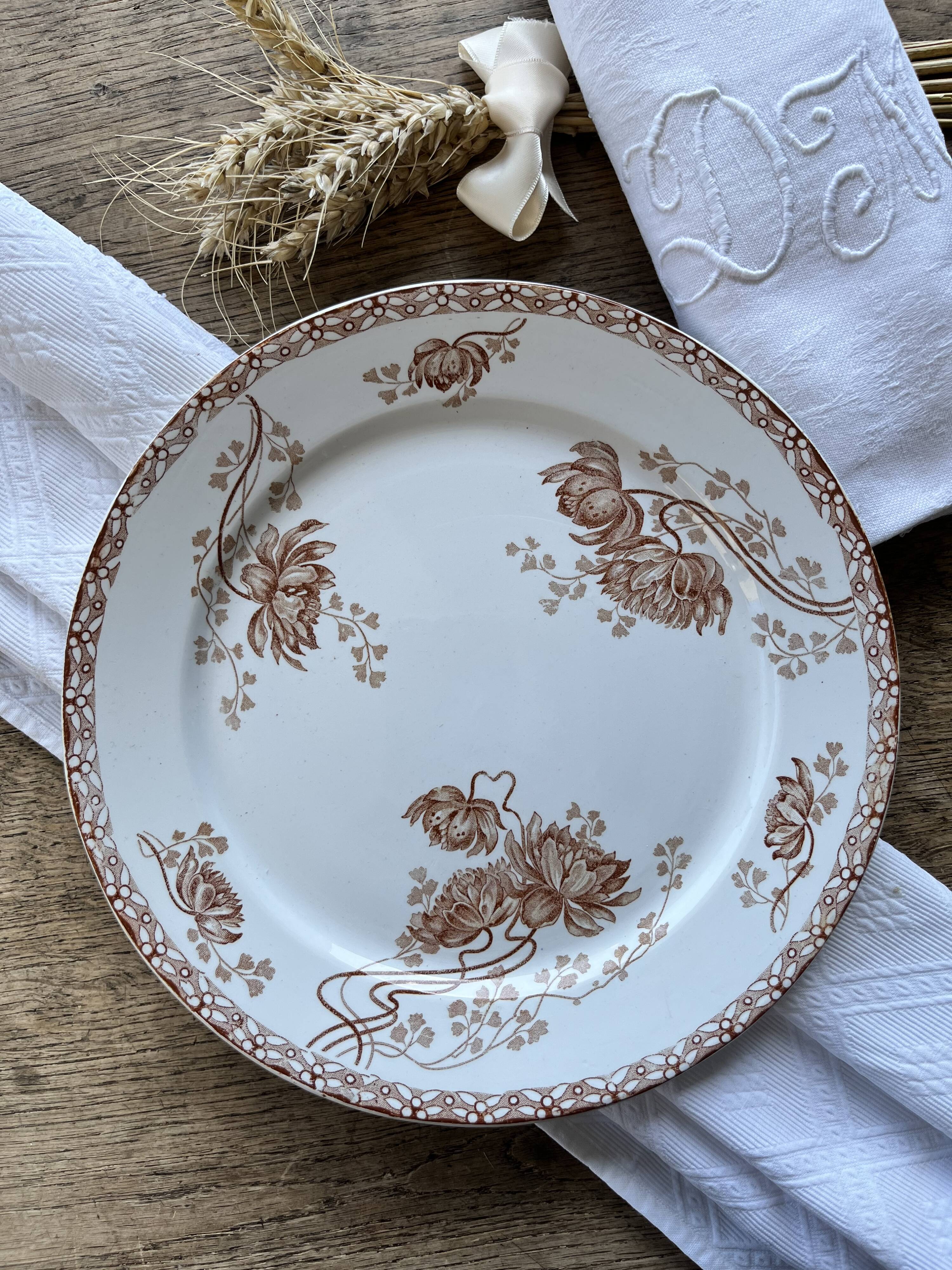 Plates Sarreguemines Royat