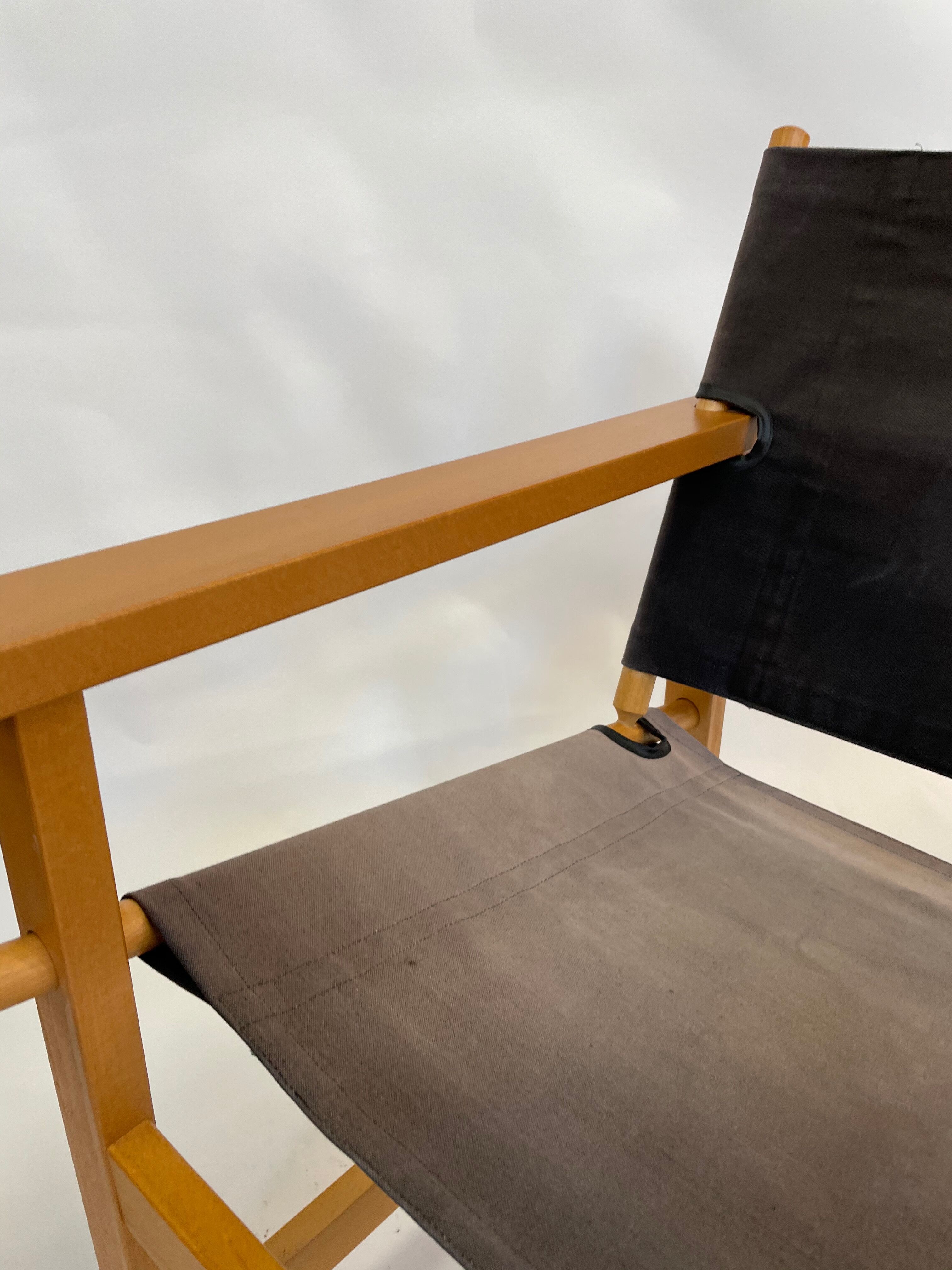 Vintage Safari Chair 1980s Hyllinge Møbler Denmark