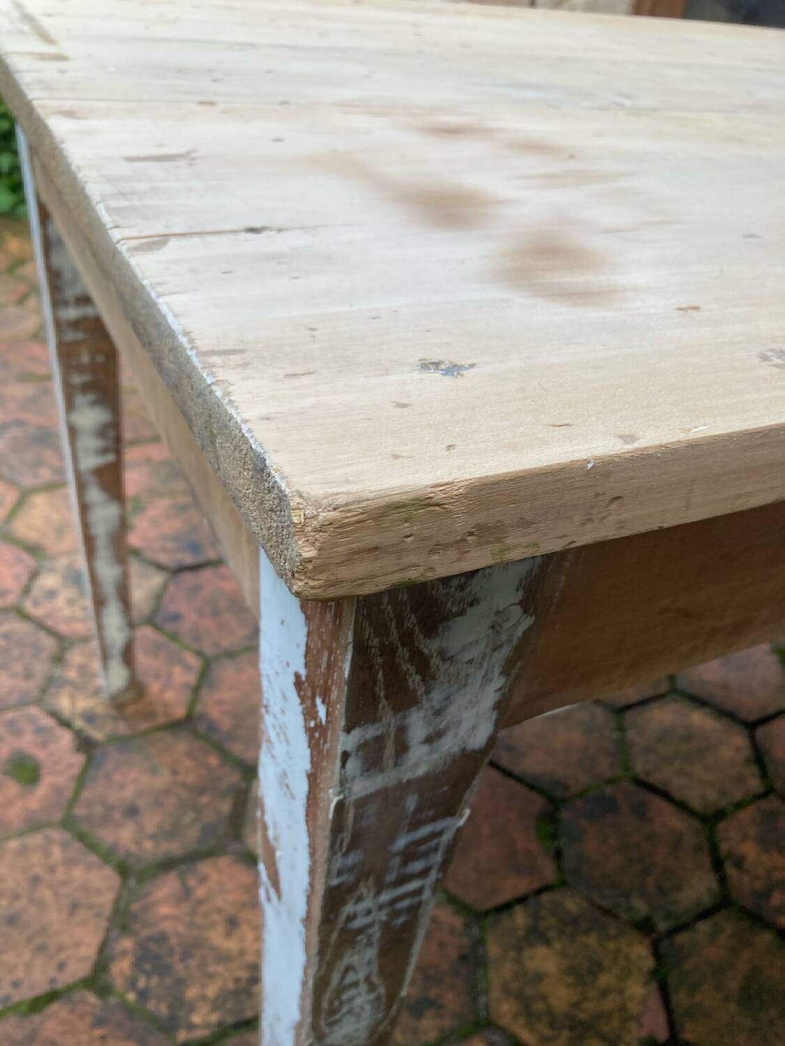 Vintage farmhouse table