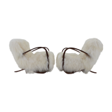 Pair of Armchairs by Jindrich Halabala H-269, Czechoslovakia, 1930s