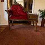 Vintage baroque bench / telephone bench / chair with small table