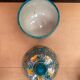 Old Jobbana Butter Jar Morocco Polychrome Earthenware 19th Century Vintage #B083