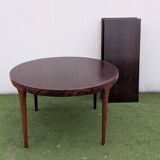 Extendable dining table in rosewood – Ib Kofod-Larsen – Denmark,