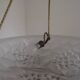 French Art Deco Ceiling Light ROS Degue Frosted Molded Glass Plafonnier