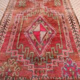 Vintage pink Berber rug