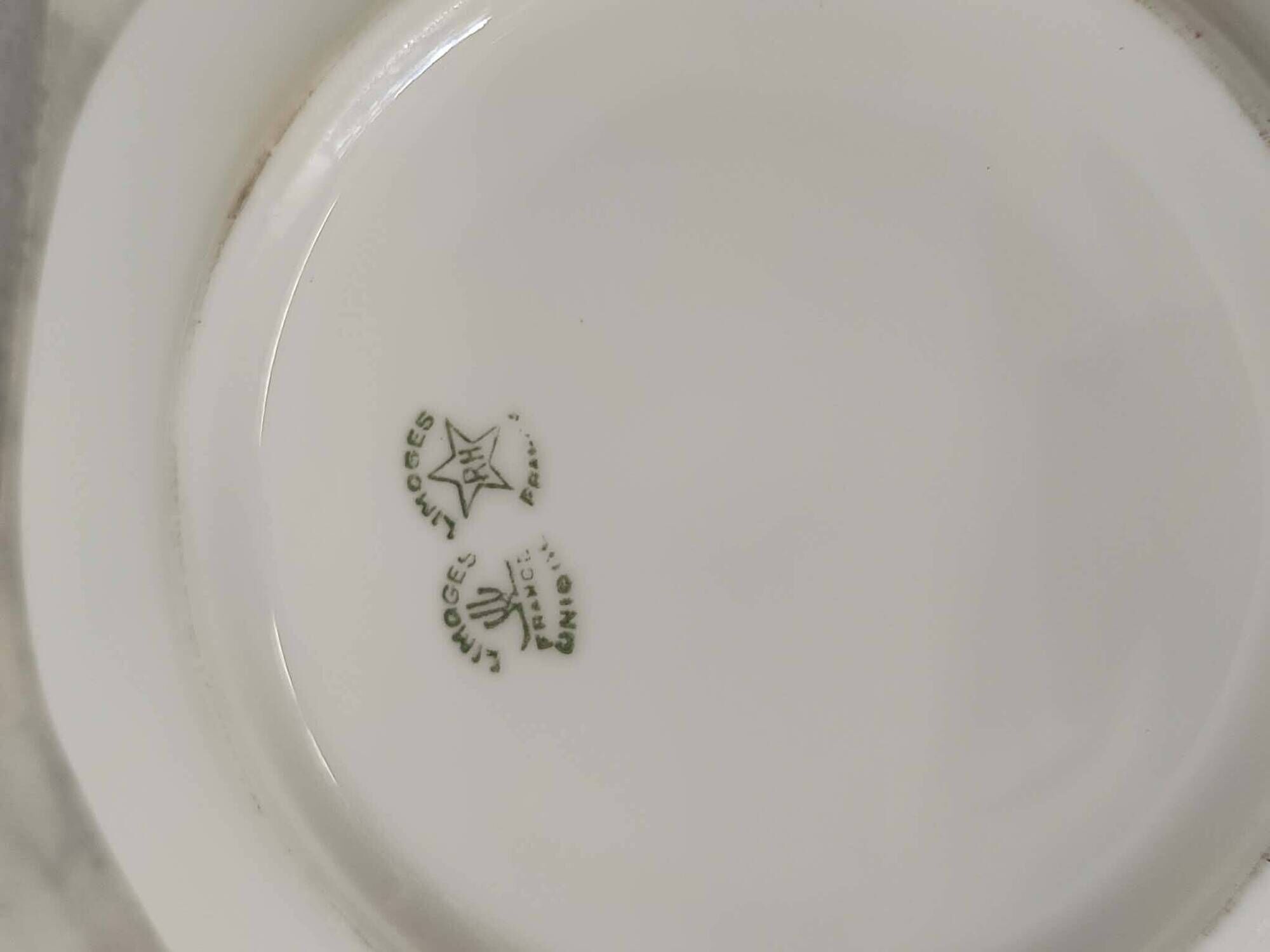 Limoges porcelain tea service Haviland Art Nouveau