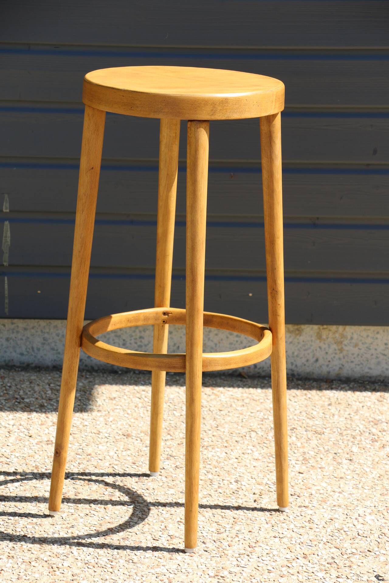 4 Baumann stools, light beech, 790mm