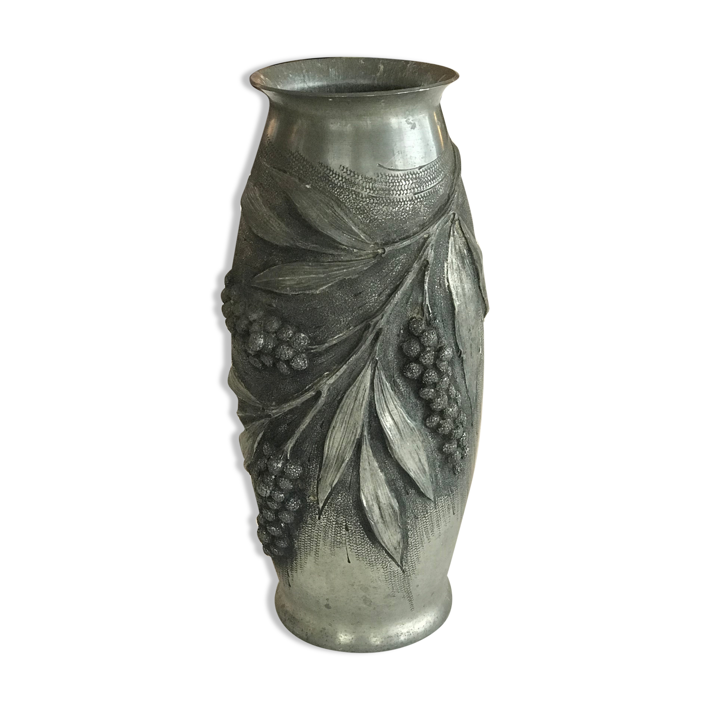 Vase étain