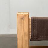 Swedish Mid-Century Safari Chair, 1960s, set of 3