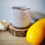 Vintage mug in bluish sandstone