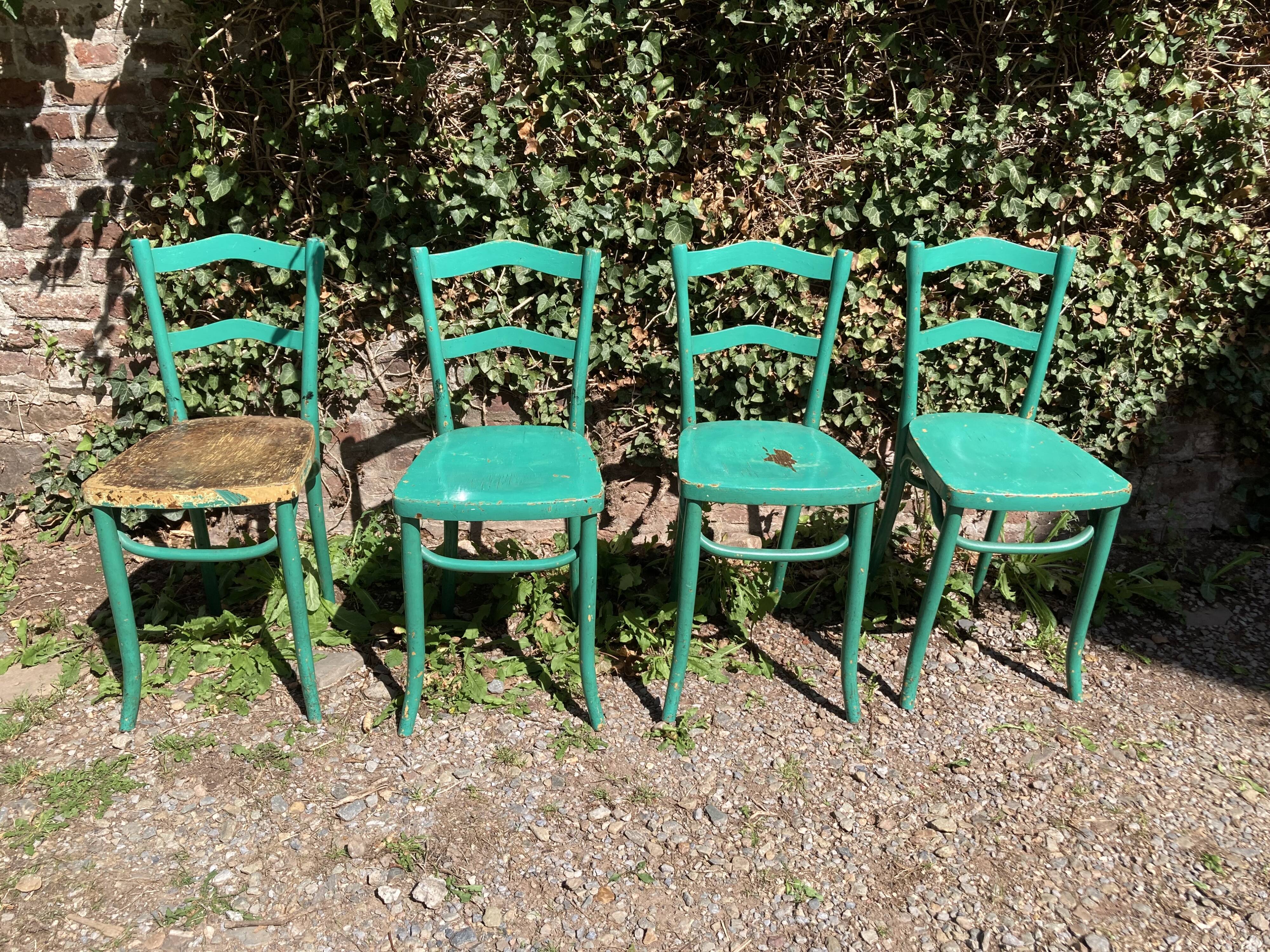 Lot de 4 chaises bistrot