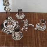 Candelabre 3 branches christofle en metal argente