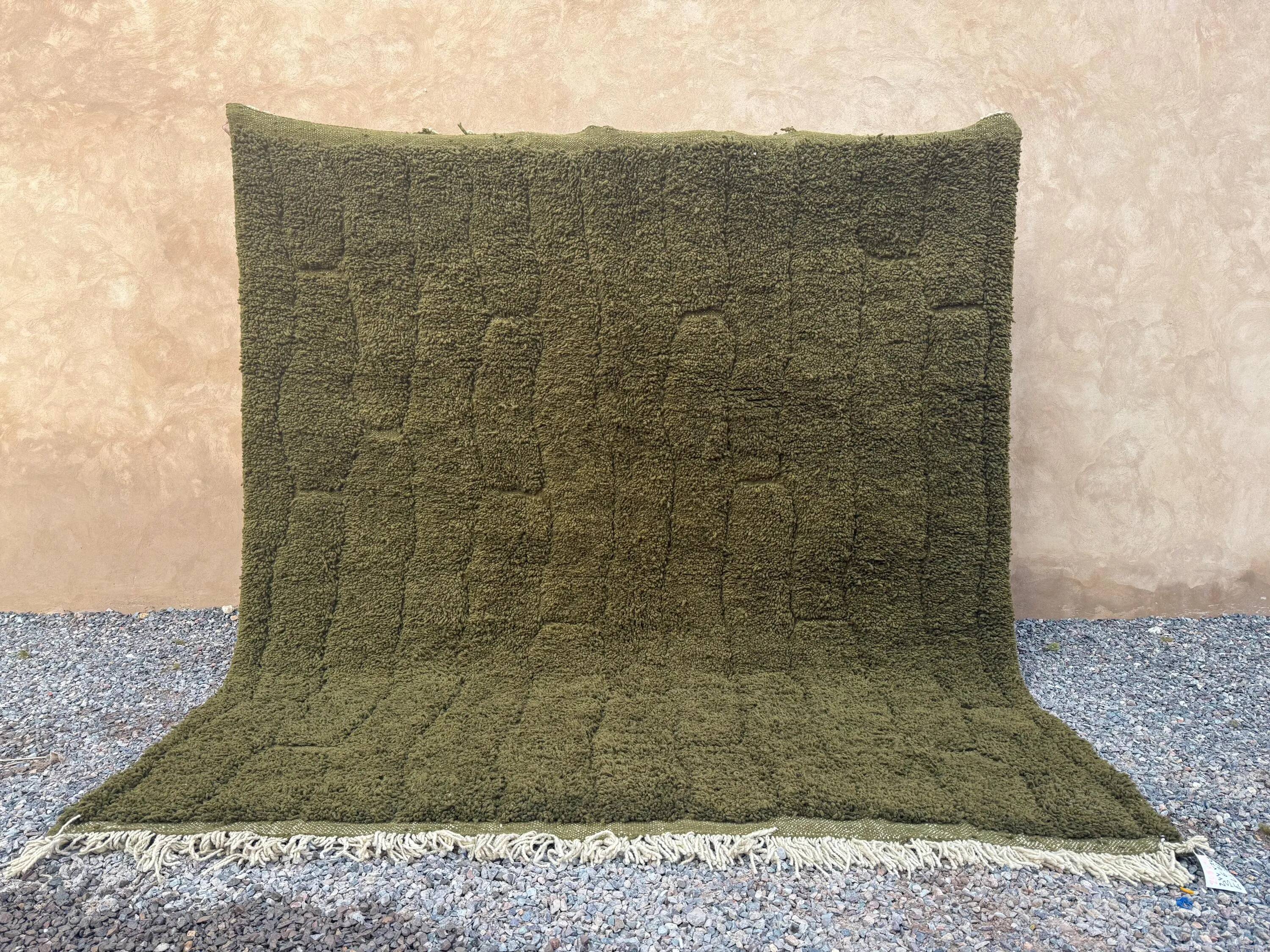 Handmade wool rug Morocco 2.5 x 1.5 m