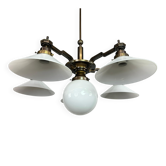 Large cubist chandelier