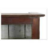 Large display case in old patinated teak