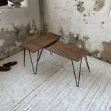Duo of wicker tables RaouDuo of wicker tables Raoul Guysl Guys