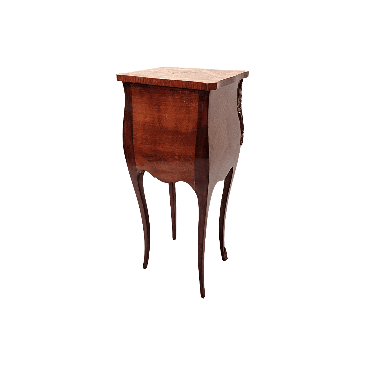 Table de chevet de style Louis XV avec 3 tiroirs, années 1960/70.