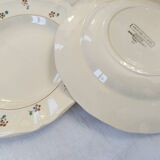 Set of 10 plates + 10 soup plates Arromanches Sarreguemines model