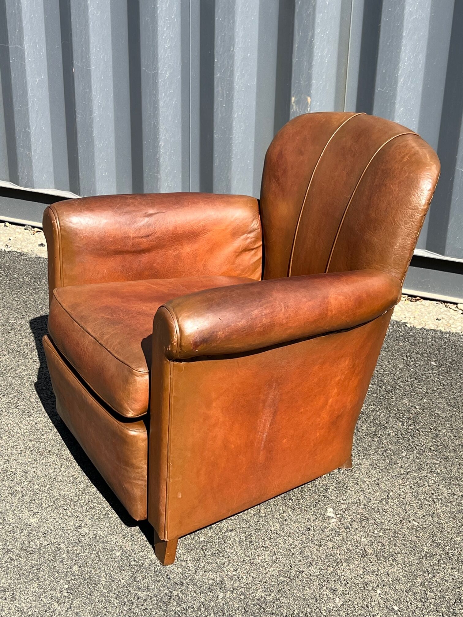 Leather clubs pair from the 1950s