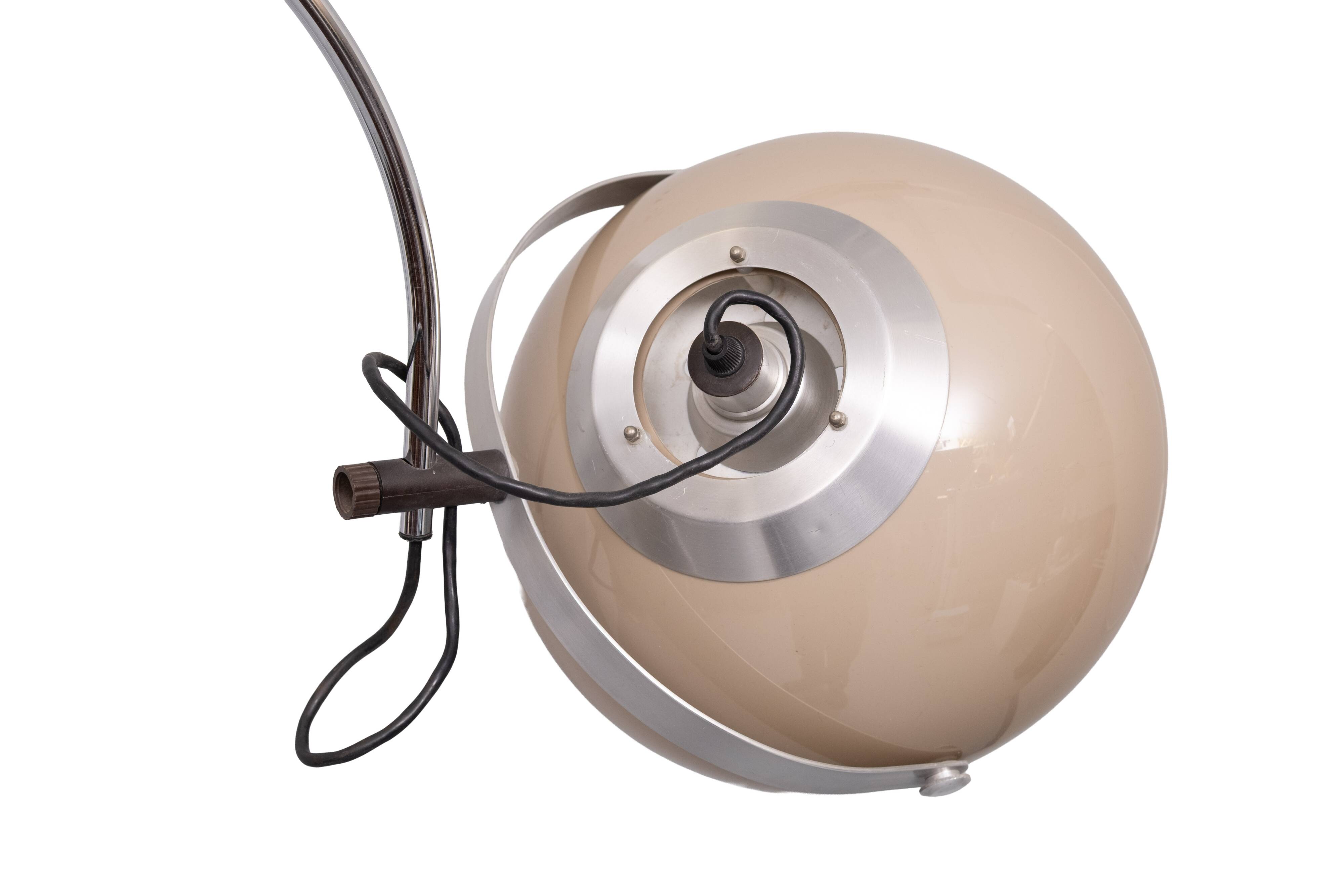 Dijkstra double arc Space Ace wall lamp 1970s