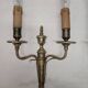 Paire d appliques Louis XVI en bronze