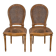 Pair of caned chairs in Louis XVI style