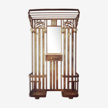 Art deco coat rack