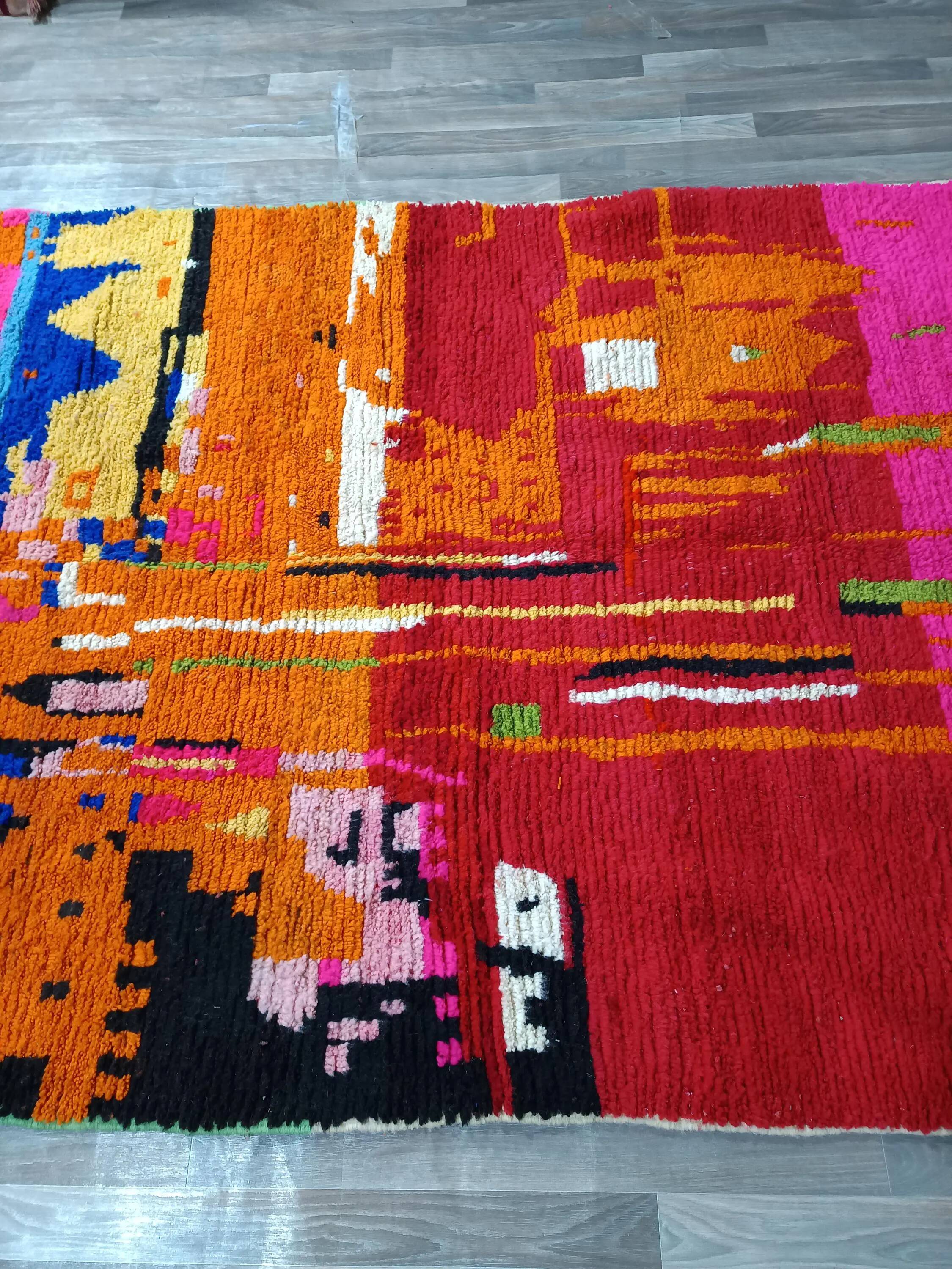 Tapis berbère artisanal Maroc 3 x 2 m