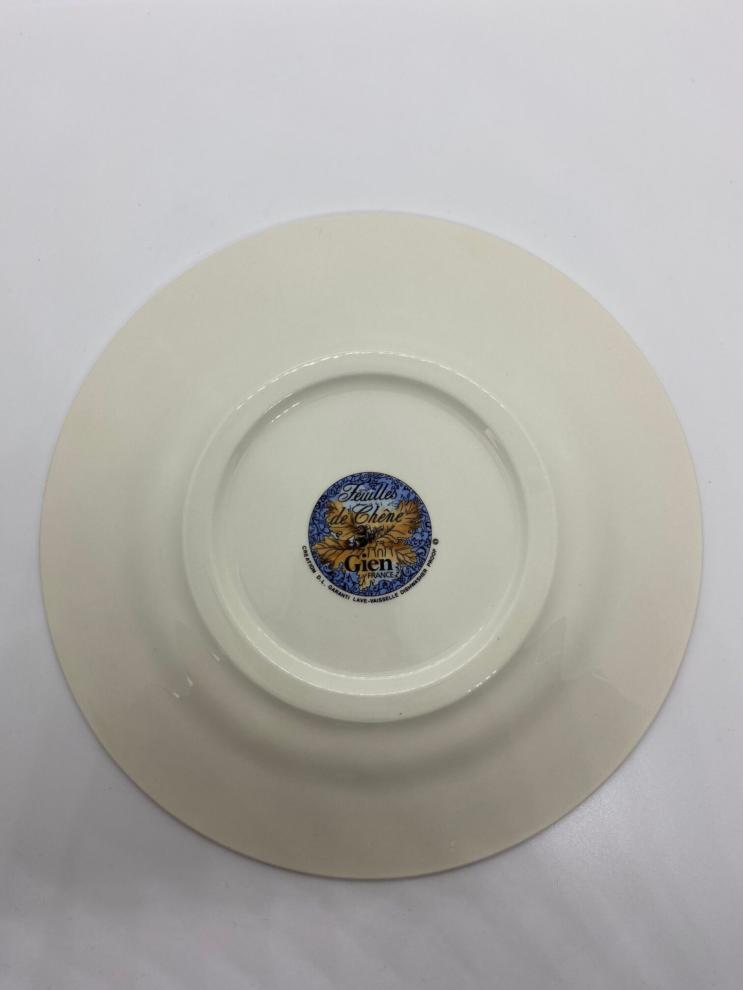 6 dessert plates, Oak Leaves, Gien