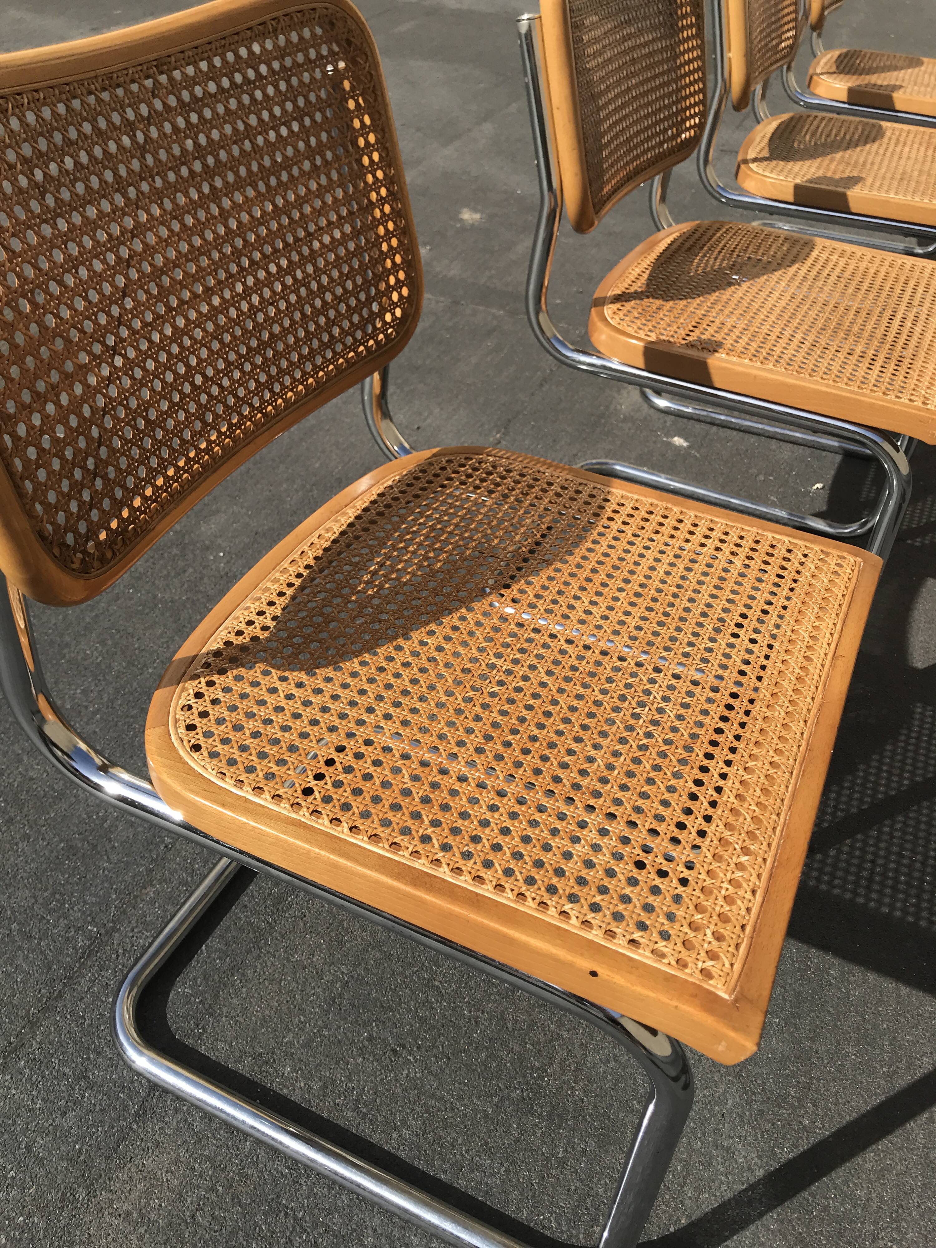 4 Cesca B32 Marcel Breuer Cidue edition