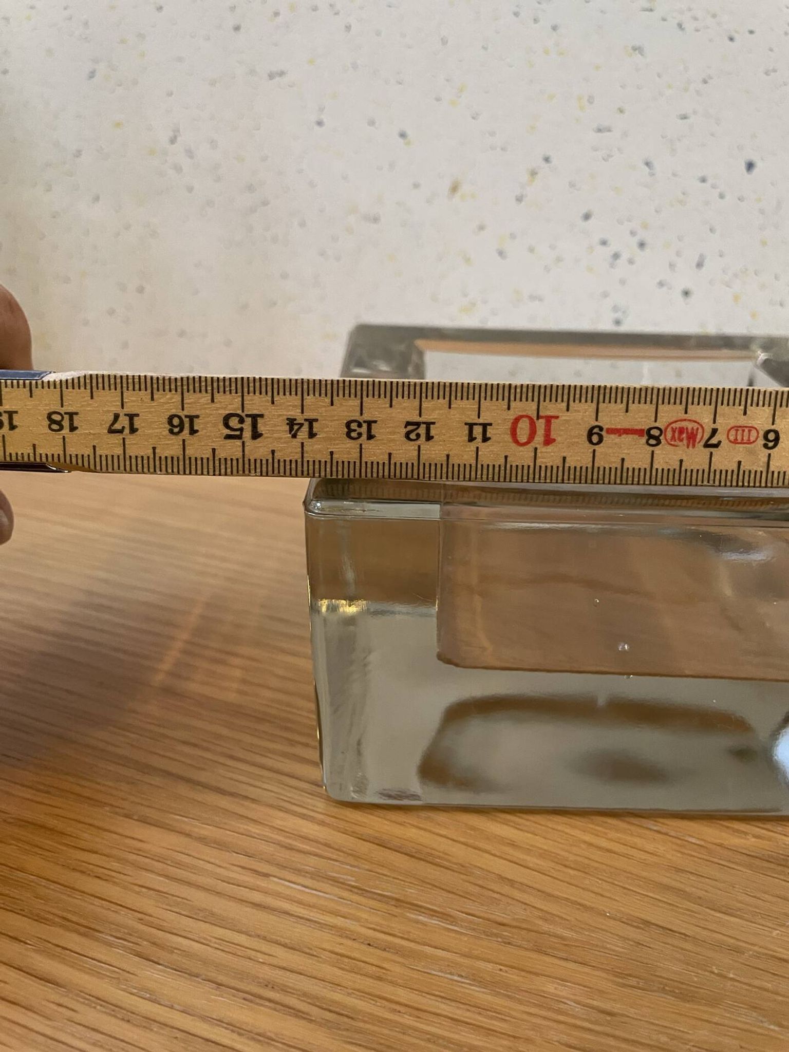 Vide poche pavé de verre