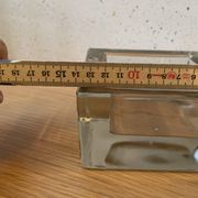 Vide poche pavé de verre